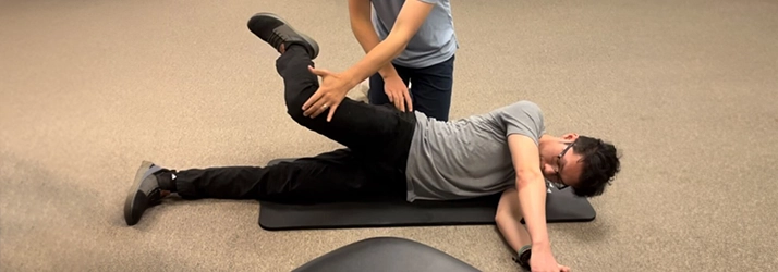 Chiropractic Morgan Hill CA Patient Doing Corrective Exercise